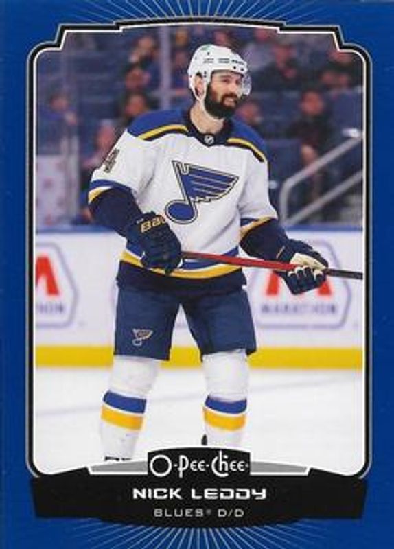 Nick Leddy 2022 O-Pee-Chee #459 Blue Border RAW
