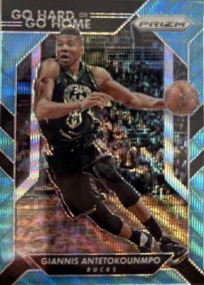 2016 Prizm #6 Go Hard or Go Home - Teal Wave /25