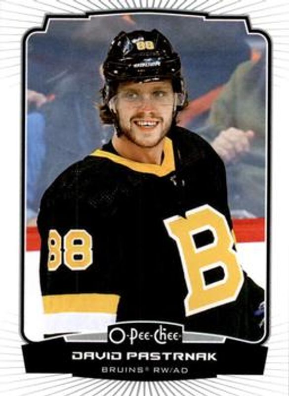 David Pastrnak 2022 O-Pee-Chee #7b Base RAW