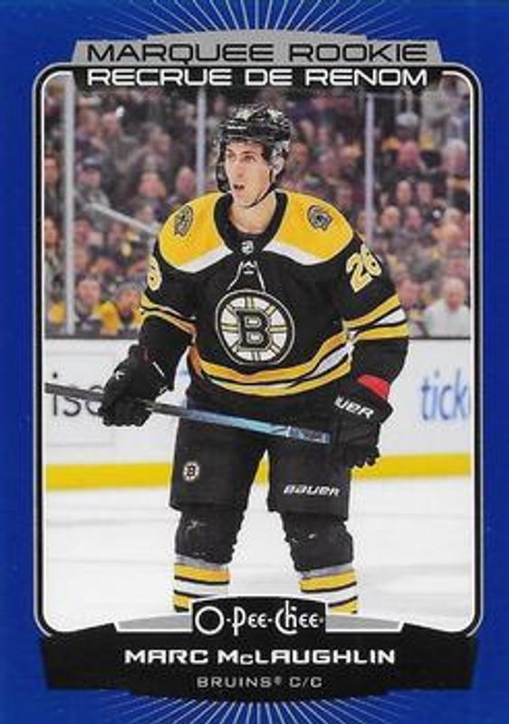 Marc McLaughlin 2022 O-Pee-Chee #560 Blue Border Rookie RAW