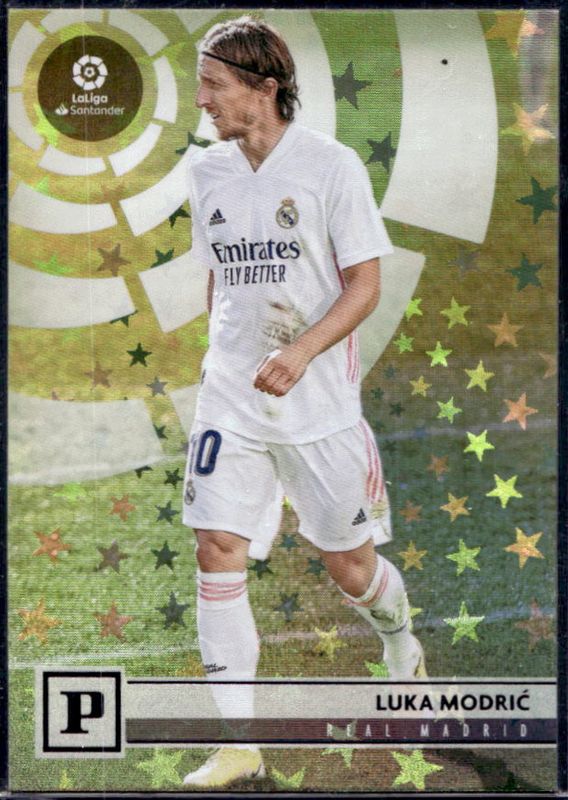 Luka Modric 2020 Chronicles #18 Panini La Liga Purple Astro RAW