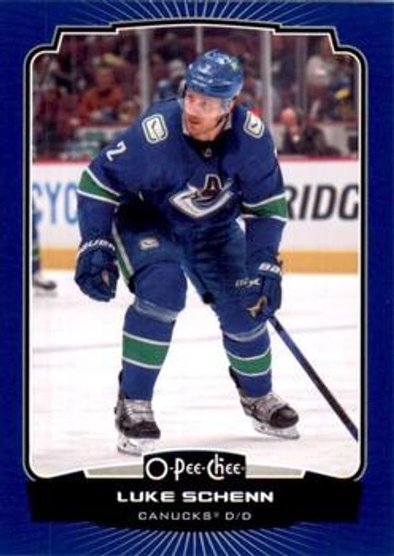 Luke Schenn 2022 O-Pee-Chee #374 Blue Border RAW