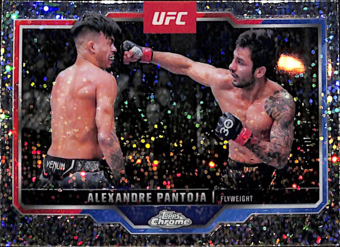 Alexandre Pantoja 2025 Topps Chrome UFC #188 Speckle Refractor /250 RAW