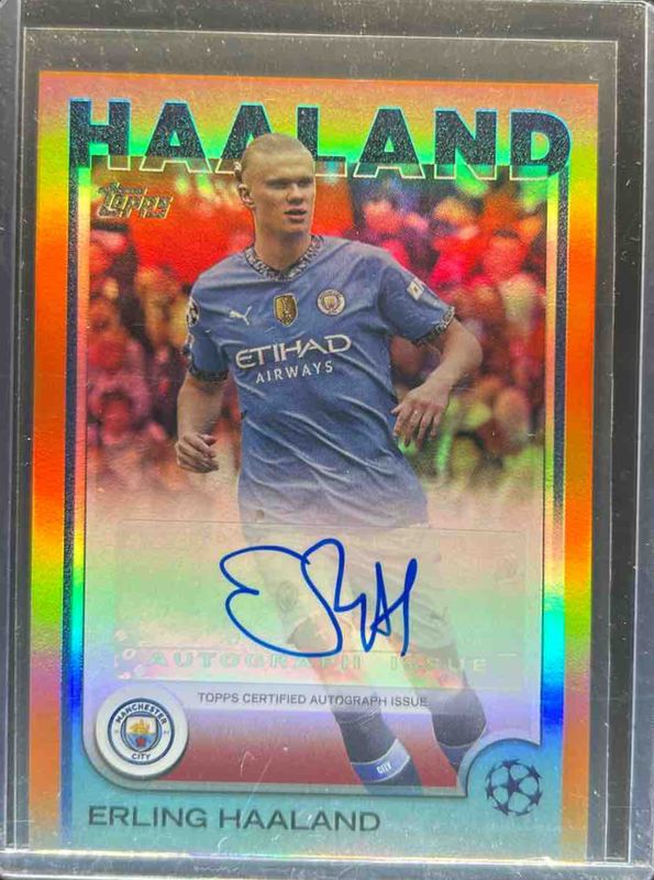 Erling Haaland 2024 Topps UEFA Club Competitions #A-EH Base