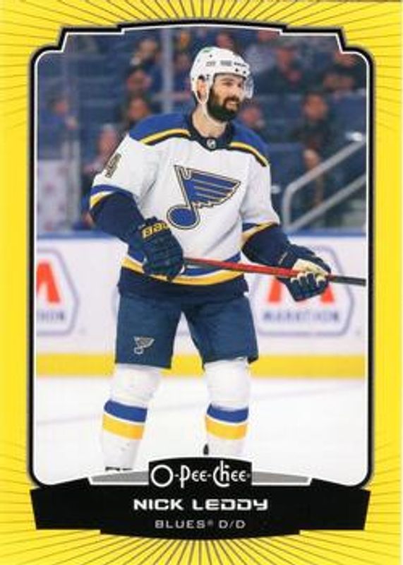 Nick Leddy 2022 O-Pee-Chee #459 Yellow Border RAW