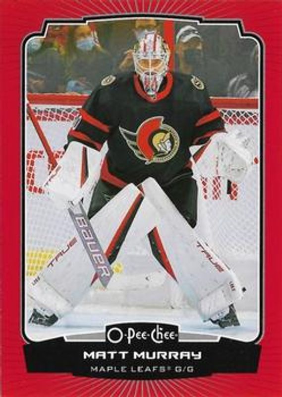Matt Murray 2022 O-Pee-Chee #410 Red Border RAW