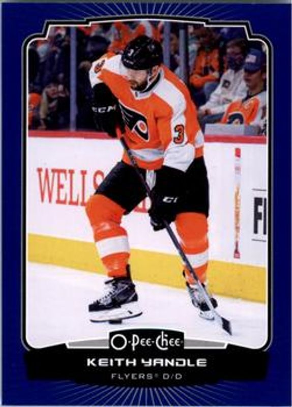 Keith Yandle 2022 O-Pee-Chee #332 Blue Border RAW