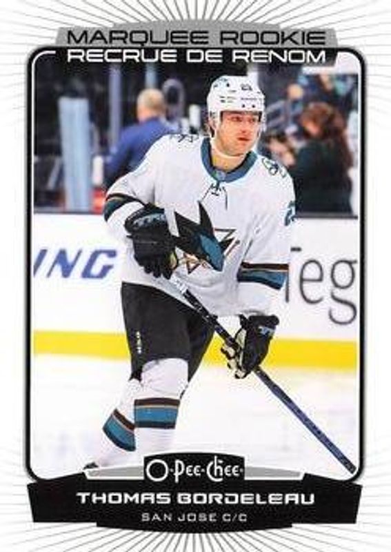 Thomas Bordeleau 2022 O-Pee-Chee #570 Base Rookie RAW