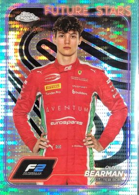 2024 Topps Chrome Formula 1 #21 Aqua Sonar Refractor /150