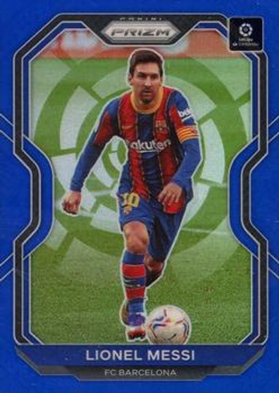 Lionel Messi 2020 Chronicles #15 La Liga - Blue /49 RAW