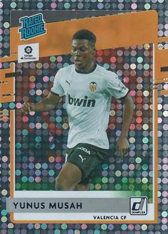 2020 Chronicles #3 Donruss Rated Rookies La Liga Blue Circles Asia