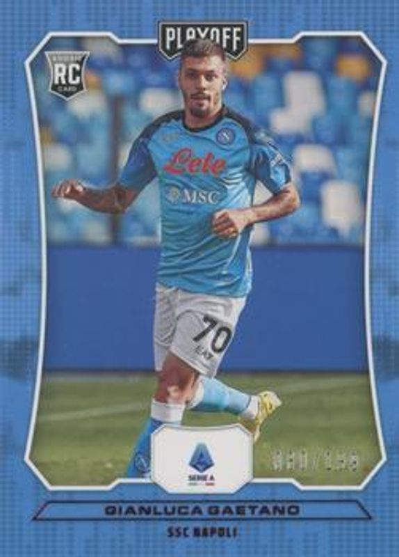 Gianluca Gaetano 2022 Chronicles #65 Playoff Serie A - Red /199 RAW
