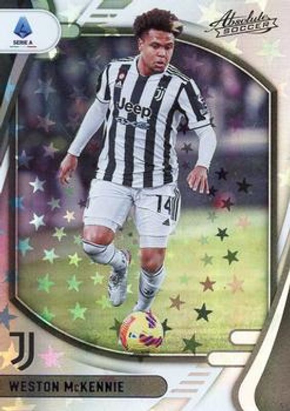 Weston McKennie 2021 Chronicles #54 Absolute Serie A Purple - Astro RAW