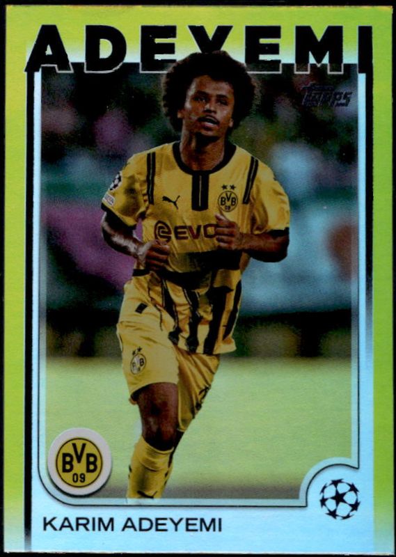 2024 Topps UEFA Club Competitions #105 Yellow Foilboard /175
