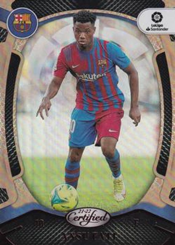 Ansu Fati 2021 Chronicles #153 Certified La Liga RAW