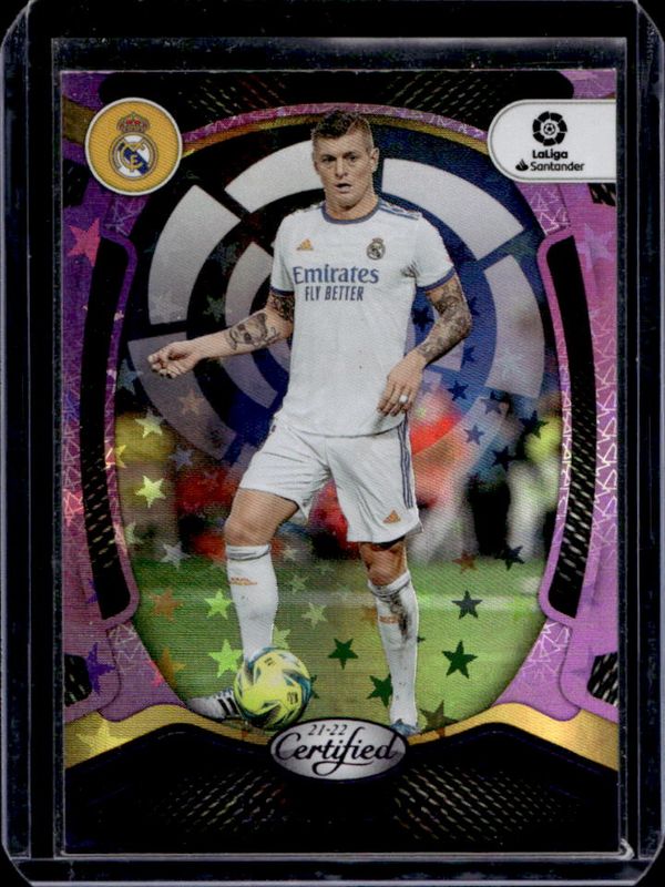 Toni Kroos 2021 Chronicles #165 Certified La Liga Purple - Astro RAW