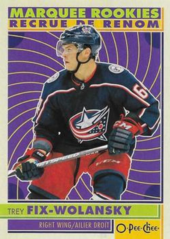 Trey Fix-Wolansky 2022 O-Pee-Chee #551 Retro Rookie RAW