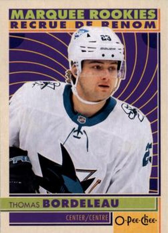 Thomas Bordeleau 2022 O-Pee-Chee #570 Retro Rookie RAW