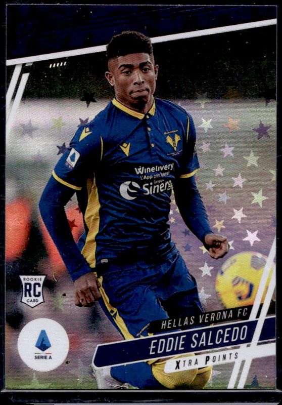 Eddie Salcedo 2020 Chronicles #16 Certified Serie A Purple Astro Rookie RAW