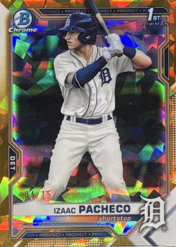 2021 Bowman Draft Sapphire Edition #BDC-46 Chrome - Gold /15 (1st)