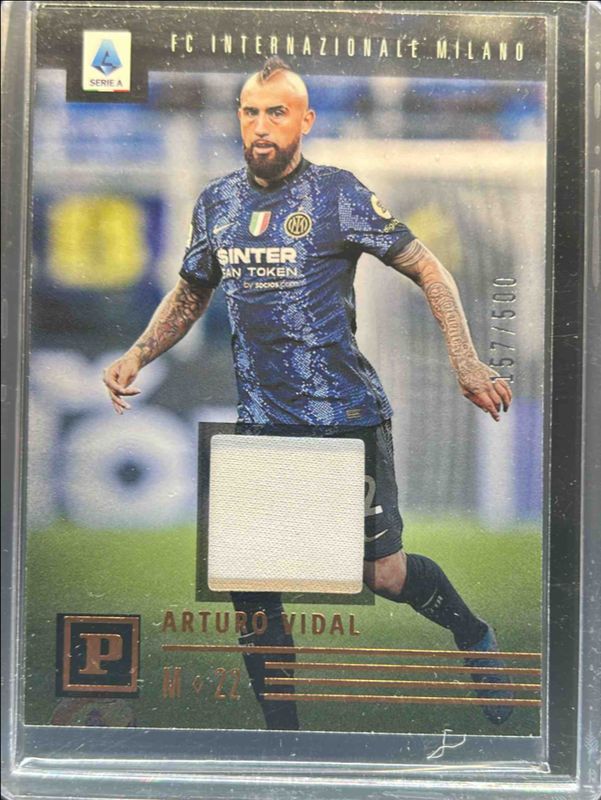 Arturo Vidal 2021 Chronicles #26 Panini Serie A Memorabilia /500 RAW