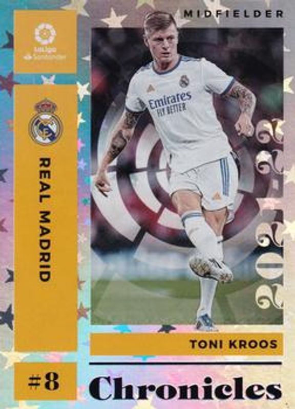 Toni Kroos 2021 Chronicles #19 Chronicles La Liga - Purple Astro RAW