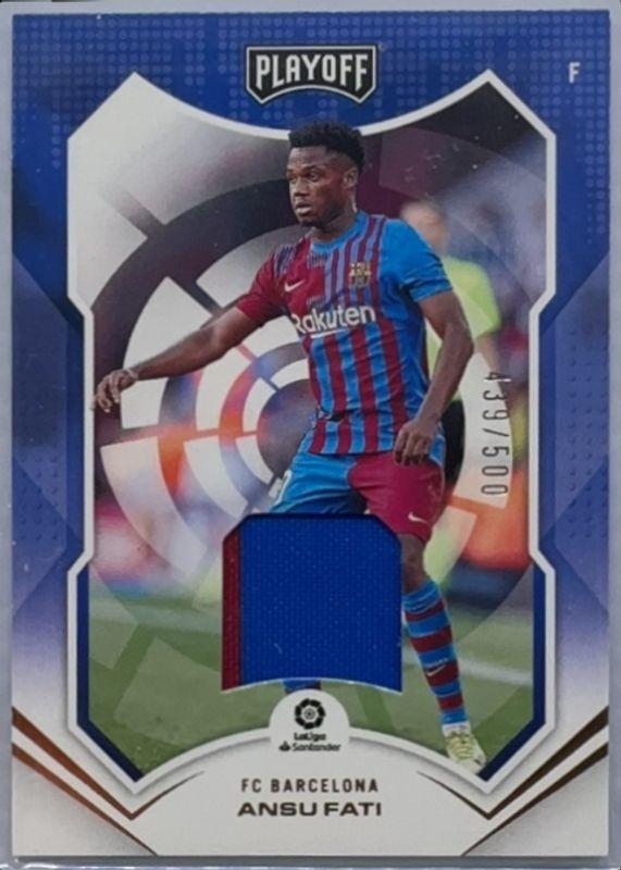 Ansu Fati 2021 Chronicles #68 Playoff La Liga Memorabilia /500 RAW