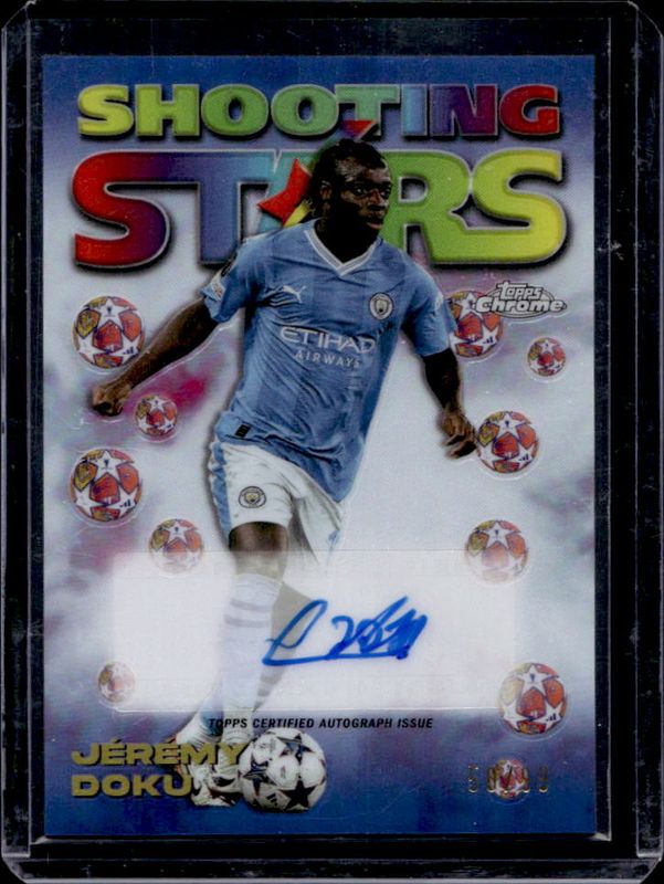 2023 Topps Chrome UEFA Club Competitions #98A-JD 1998 Topps Chrome Shooting Stars Autographs