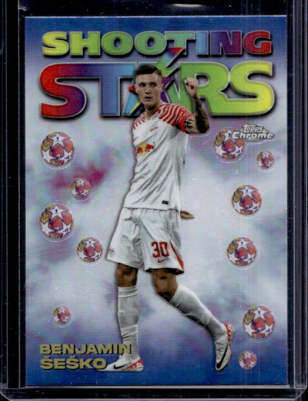 2023 Topps Chrome UEFA Club Competitions #98-9 1998 Topps Chrome Shooting Stars