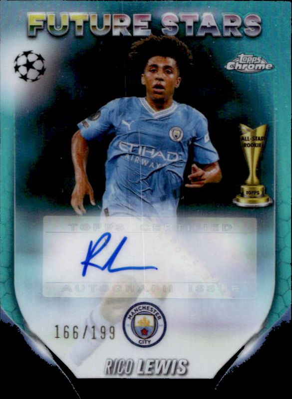 2023 Topps Chrome UEFA Club Competitions #FSA-RL Future Stars Autographs - Aqua Refractor /199