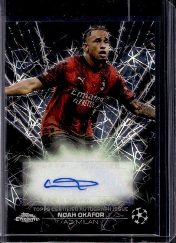 2023 Topps Chrome UEFA Club Competitions #BLA-NO Black Lazer Autographs