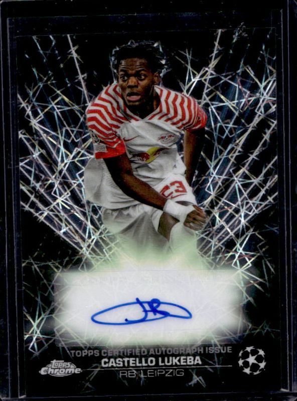 2023 Topps Chrome UEFA Club Competitions #BLA-CL Black Lazer Autographs