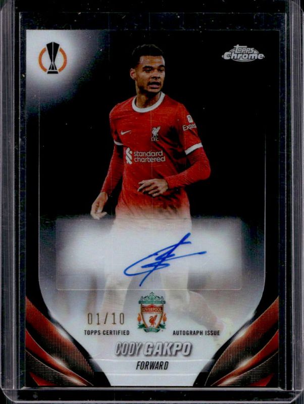 2023 Topps Chrome UEFA Club Competitions #CA-CG Chrome Autographs - Black /10