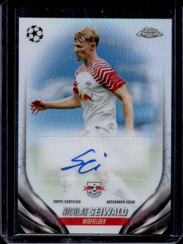 2023 Topps Chrome UEFA Club Competitions #CA-NS Chrome Autographs