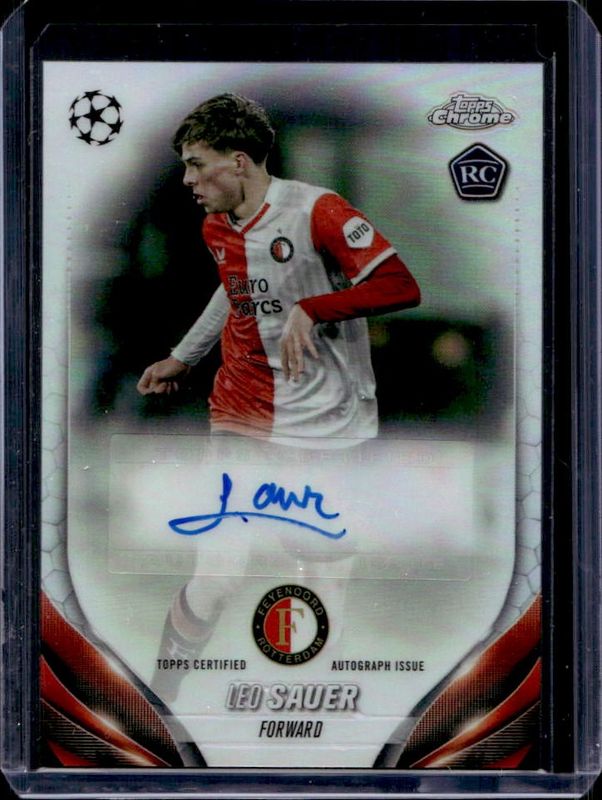 2023 Topps Chrome UEFA Club Competitions #CA-LS Chrome Autographs