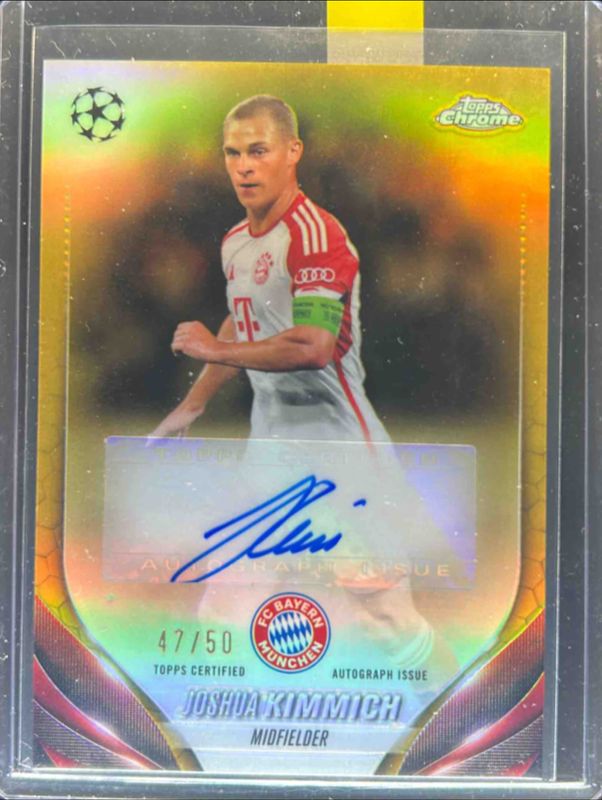 2023 Topps Chrome UEFA Club Competitions #CA-JK Chrome Autographs - Gold /50