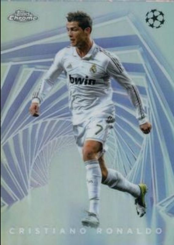 Cristiano Ronaldo 2023 Topps Chrome UEFA Club Competitions #HB-9 Hobby Masters RAW