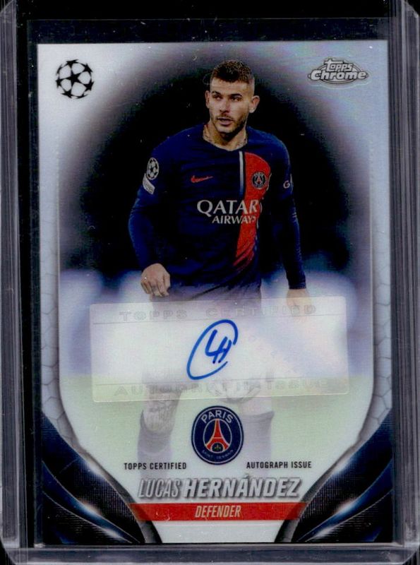 2023 Topps Chrome UEFA Club Competitions #CA-LH Chrome Autographs