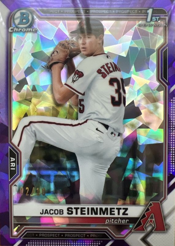 2021 Bowman Draft Sapphire Edition #BDC-83 Chrome - Purple /10 (1st)