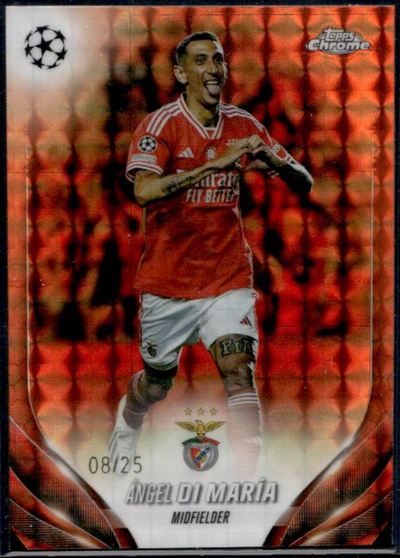 2023 Topps Chrome UEFA Club Competitions #53 Orange Geometric Refractor /25