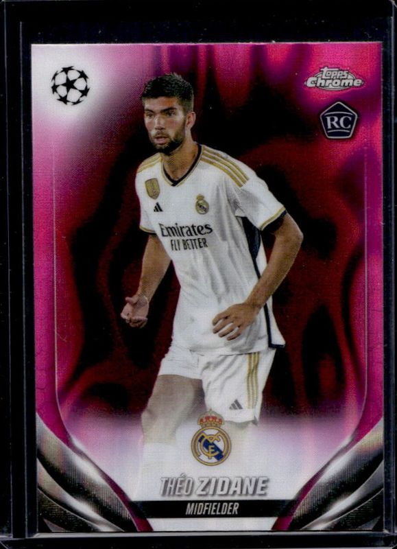 2023 Topps Chrome UEFA Club Competitions #18 Pink Lava Refractor