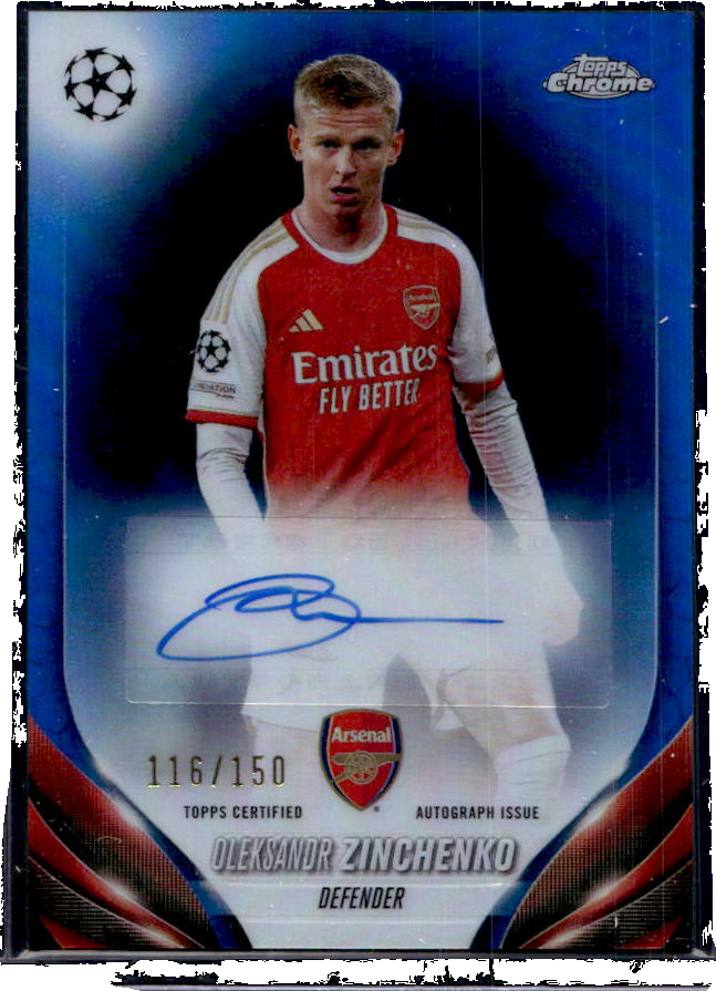Oleksandr Zinchenko 2023 Topps Chrome UEFA Club Competitions #CA