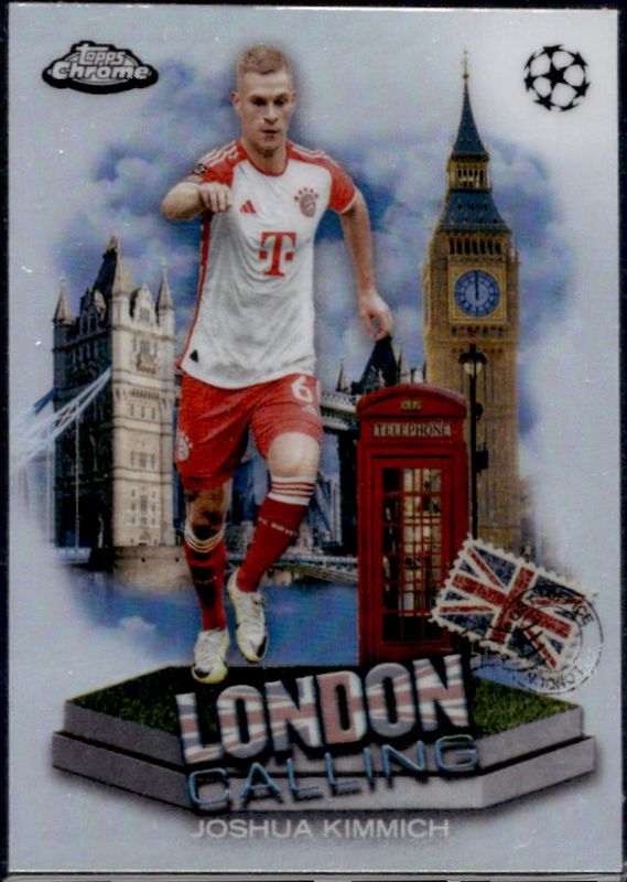 Joshua Kimmich 2023 Topps Chrome UEFA Club Competitions #LC-6 London Calling RAW