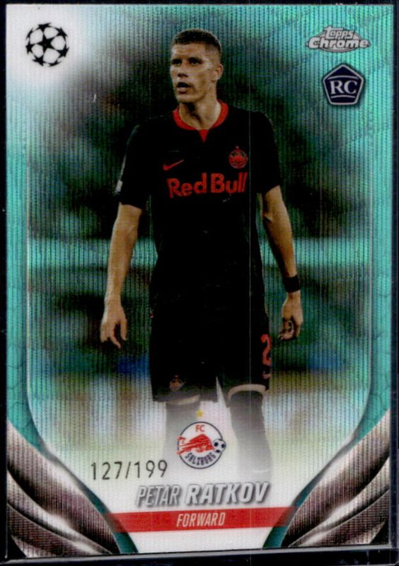 2023 Topps Chrome UEFA Club Competitions #153 Aqua Wave Refractor /199