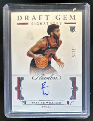 2020 Flawless #DG-PWL Draft Gem Signatures /25