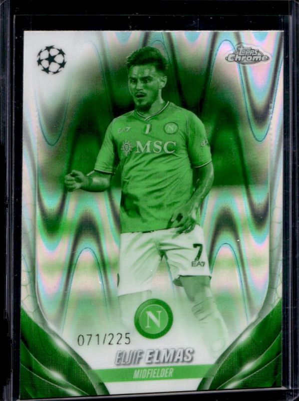 2023 Topps Chrome UEFA Club Competitions #182 Night Vision RayWave Refractor /225