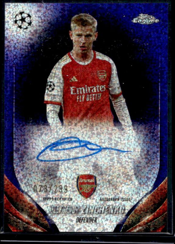 2023 Topps Chrome UEFA Club Competitions #CA-OZ Chrome Autographs - Violet Speckle /299
