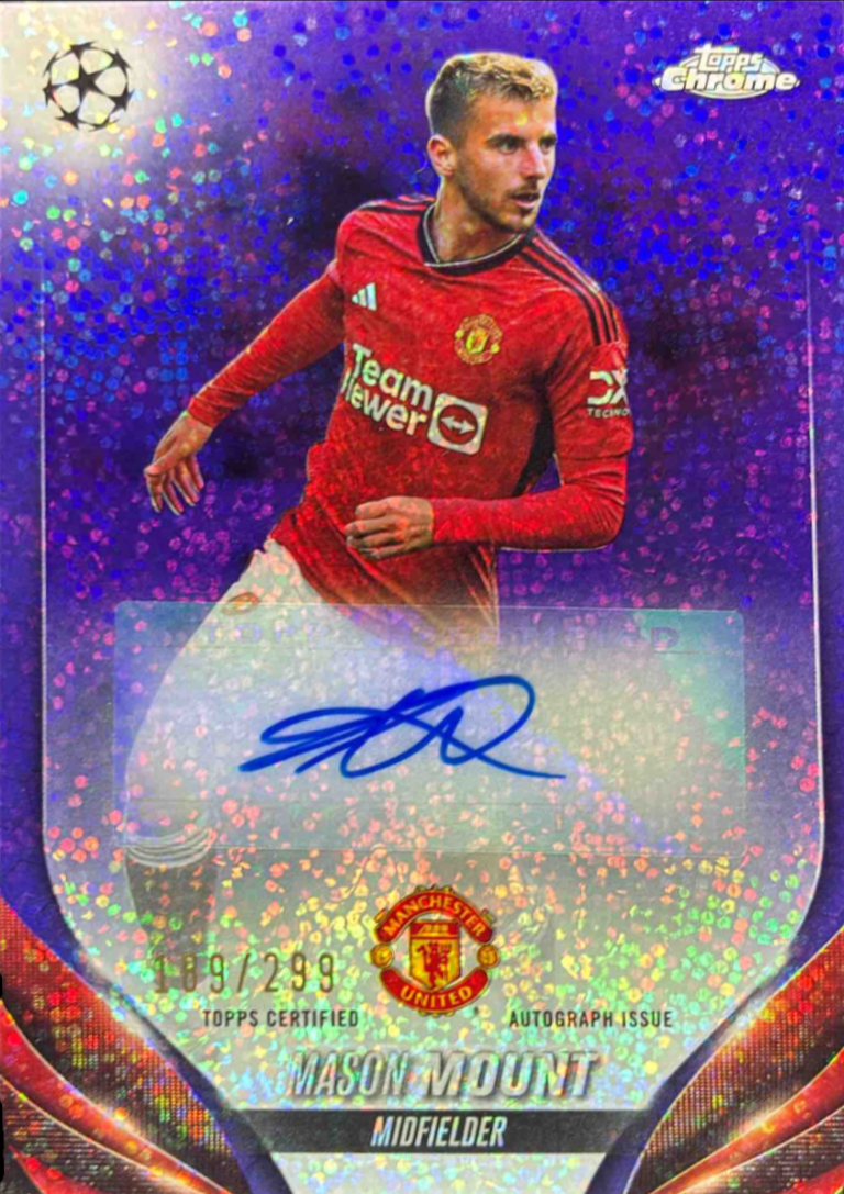 Mason Mount 2023 Topps Chrome UEFA Club Competitions #CA-MM Chrome