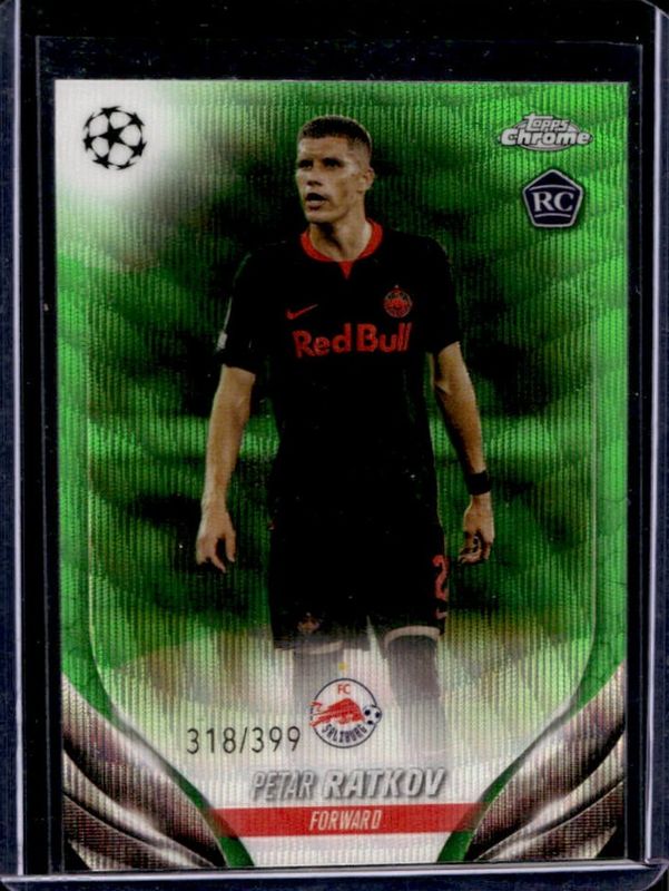 2023 Topps Chrome UEFA Club Competitions #153 Neon Green Wave Refractor /399