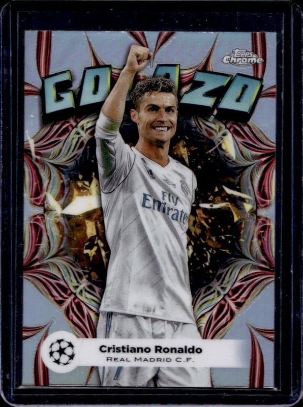 Cristiano Ronaldo 2023 Topps Chrome UEFA Club Competitions #GL-2 Golazo RAW